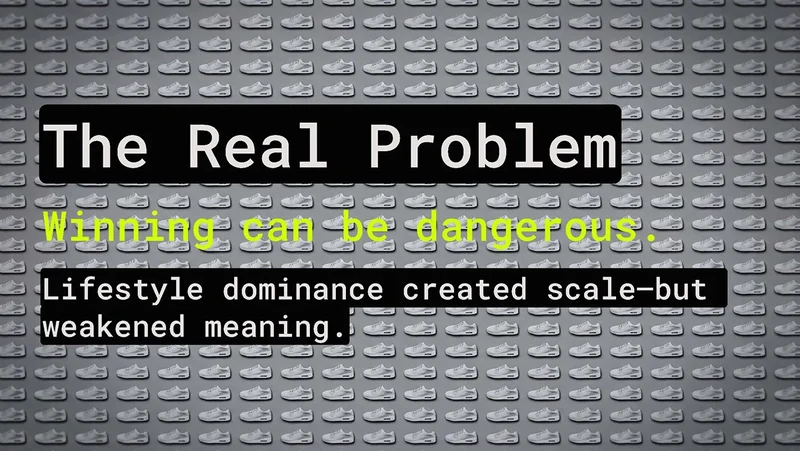 The Real Problem slide on Air Max and cultural relevance.