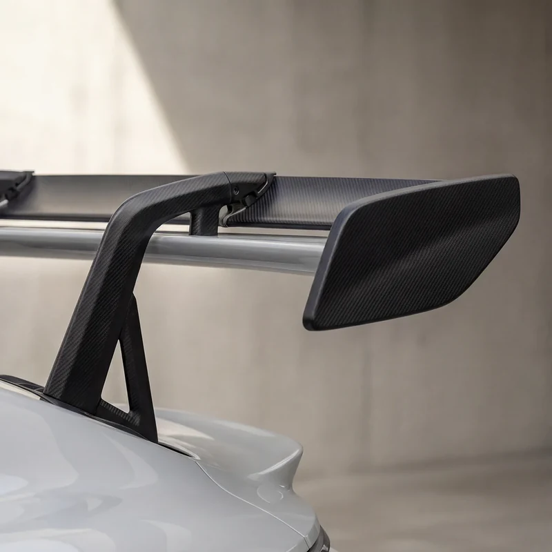 AI-generated close-up of the GT3 RS rear wing.
